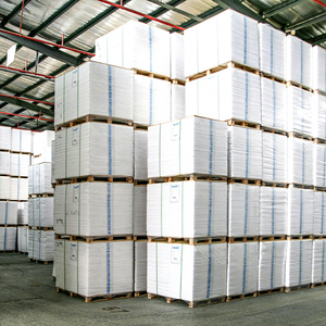 Prezzo di Fabbrica Formato Personalizzato 250gsm Alta Qualità Anti-Arricciamento Carta Patinata in Pura Fibra di Legno Rotolo Jumbo per Imballaggio - Product Image 1