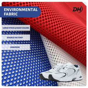 Оптовая продажа: 100% полиэстер, 3D-сетчатая ткань с перфорацией, материал для обуви - Product Image 1