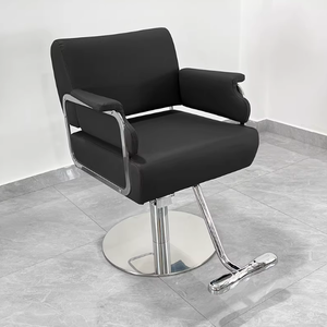 Moderner Schwarz-Goldener Friseurstuhl für Damen und Herren Chinas Bester Hersteller Großhandel Friseur- und Barbier-Stühle - Product Image 6