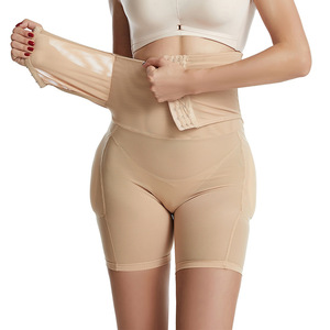 Pantalones Moldeadores de Cintura Alta con Cierre de Hebilla, Control Firme, de Poliéster, Soporte Abdominal, Efecto Levanta Glúteos y Realce de Cadera Completo - Product Image 3