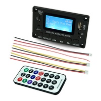 Kartu PCB Layar LCD, Radio FM, Kit USB, Speaker Audio Bluetooth Nirkabel APE BT, Modul Pemutar MP3
