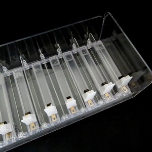 Hookei Supermarket Adjustable Can Bottle Display <b>Plastic</b> <b>Shelf</b> Pusher Tray - Product Image 2