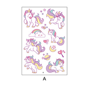 Giocattolo per bambini unicorno cartone animato animale Scratch Sticker trasferimento giocattolo educativo trasferimento <span class=keywords><strong>adesivi</strong></span> Logo personalizzato 3d Sticker - Product Image 4