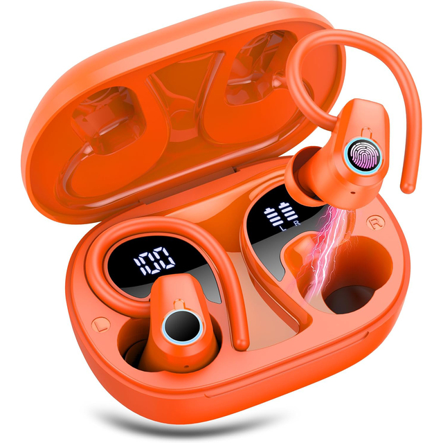 Eksa Sport Open-Ear Air Conduction Headset BT Wireless Earbuds Digital Display Battery Indicator JL Chipset San Fil OWS Ecouteur