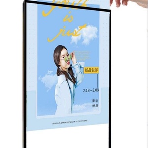 Affiches publicitaires lumineuses LED en aluminium personnalisées pour les menus de restaurants, boîtes lumineuses pour bars et restaurants, tailles personnalisées - Product Image 1