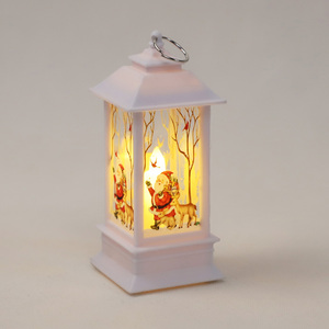 Vintage LED-Laternenlichter Geschenk-Deko Schneemann Wasserkugel <span class=keywords><strong>Pinoy</strong></span> Glitzer Schnee Weihnachtslaterne - Product Image 2
