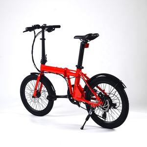 هوت تك دراجة كهربائية 20 بوصة أحمر + دراجة كهربائية 250 وات 36 فولت دراجة كهربائية قابلة للطي - Product Image 6