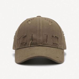 Casquette de baseball personnalisée en coton 100 %, style vintage, unisexe, ajustable, avec logo brodé, effet vieilli, pour la vente en gros - Product Image 2