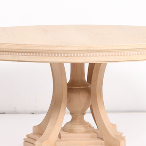 Muebles <span class=keywords><strong>de</strong></span> lujo <span class=keywords><strong>de</strong></span> forma redonda <span class=keywords><strong>Vintage</strong></span> <span class=keywords><strong>de</strong></span> madera maciza americana personalizada, mesa <span class=keywords><strong>de</strong></span> comedor superior <span class=keywords><strong>para</strong></span> <span class=keywords><strong>alquiler</strong></span> <span class=keywords><strong>de</strong></span> <span class=keywords><strong>eventos</strong></span> <span class=keywords><strong>de</strong></span> boda - Product Image 5