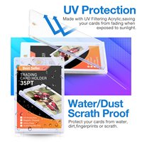 Porte-cartes magnétique One Touch avec logo personnalisé, 35 PT, protection UV à 100%, Snap Tite, pour cartes Pokémon, sport, injection, protection