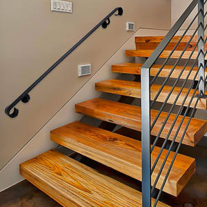 Main courante murale en acier inoxydable - Design moderne Sécurité des escaliers Antidérapant et résistant à la rouille Montage <span class=keywords><strong>mural</strong></span> Convient à 4-5 marches - Product Image 6
