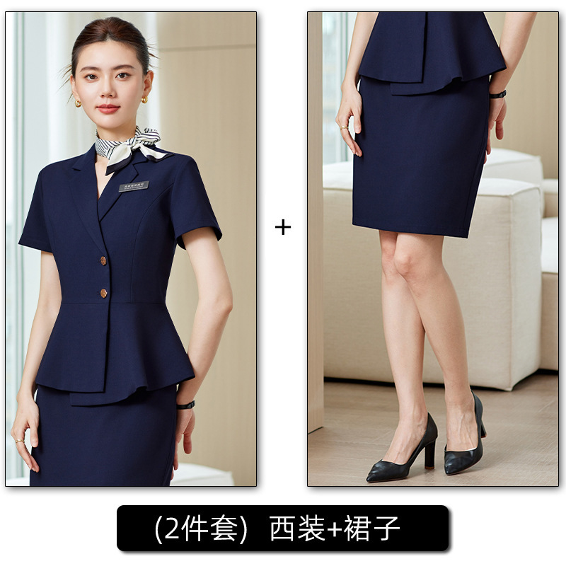 blue suit dress