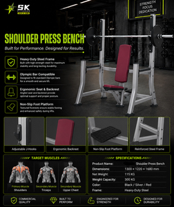 Banc <span class=keywords><strong>de</strong></span> musculation commercial SK avec support pour presse à dos et épaules, équipement <span class=keywords><strong>de</strong></span> musculation à barres libres pour salle <span class=keywords><strong>de</strong></span> sport, certifié CE - Product Image 2