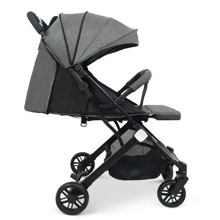 Baby Pram Wholesale Lightweight Easy Folding Aluminum BABI Stroller Pushchairs Brown
