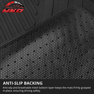 Alfombrillas de látex para Chevy Silverado 1500 Crew Cab 1999-2006, alfombras para todo tipo de clima, 5 piezas, estilo IKON, impermeables - Product Image 4