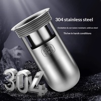 Nouveau siphon de sol en acier inoxydable 304, design moderne et minimaliste, avec insert anti-odeur en U à joint d'étanchéité profond pour salle de bain