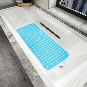 K1219 New 40*88cm Lengthened Bathtub Anti-slip <b>Mat</b> PVC Suction Cup <b>Bathroom</b> Anti-slip <b>Mat</b> Non-slip Foot Floor <b>Mat</b> - Product Image 3
