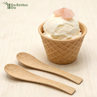 Cuillère en bambou naturel classique, finition mate, biodégradable, réutilisable, qualité alimentaire, sans éclats, pour miel et confiture, directement de l'usine Eco Bamboo
