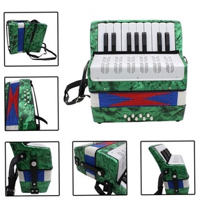 Mini petit 17 touches 8 basse accordéon éducatif Instrument de musique jouet pour enfants enfants amateur débutant cadeau de <span class=keywords><strong>noël</strong></span> - Product Image 2