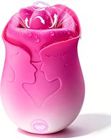 Nouveau jouet vibrant en forme de rose à couleur dégradée pour femme, simulateur de succion clitoridienne, ventouse rose pour femmes, jouet sexuel pour adultes