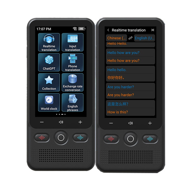 T18 Smart AI Voice Translator with Instant Photo Translation Real-Time Multilingual Interpretation Online ChatGPT Translator