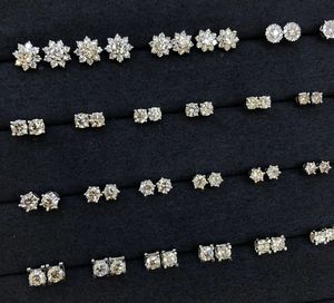 Xinfly <b>Fine</b> Jewelry 18k Gold 0.10ct-1.20ct H VS Natural Diamond <b>Stud</b> <b>Earrings</b> - Product Image 3