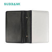 Sous-banque Banques à sublimation Nouveau type impression double face A6 cahiers en cuir couverture réutilisable journal vierge journaux en cuir