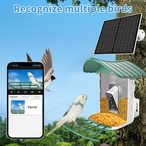 B40 Năng Lượng Mặt Trời Công Suất Thấp Cho Ăn Chim Người Xem 140 ° Ống Kính Góc 4MP HD Pixels Bird Chức Năng Phát Hiện Nhận Biết Nhiều Chim - Product Image 5