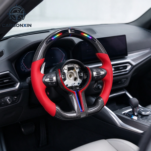 Volant en fibre de carbone pour BMW E92 F30 F10 E60 F31 F82 E61 E90 E39 E91 E70 E46 F22 E53 F80 F48 F01 F32 F36 F07 F93 E87 - Product Image 3
