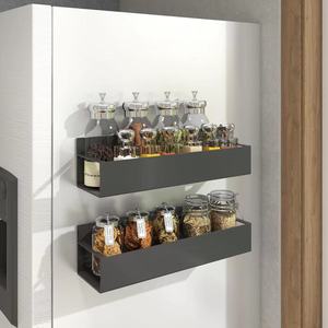 Estante magnético rectangular de 1 nivel para refrigerador, para organizar especias y utensilios en la cocina - Product Image 3