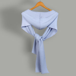 Chapeau d'hiver en laine pour femmes <span class=keywords><strong>Écharpe</strong></span> Gant <span class=keywords><strong>Ensemble</strong></span> Usine Long Tricoté À Capuche Chaud Châle Wrap Jacquard <span class=keywords><strong>Cachemire</strong></span> <span class=keywords><strong>Écharpe</strong></span> pour Adultes et Filles - Product Image 5