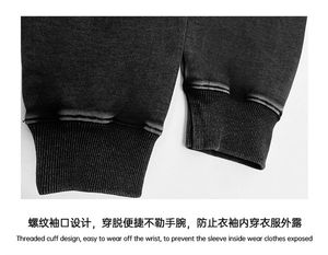 Sweat-shirts à capuche personnalisables en coton lavé, <span class=keywords><strong>Boku</strong></span> <span class=keywords><strong>No</strong></span> <span class=keywords><strong>Hero</strong></span> <span class=keywords><strong>Academia</strong></span>, Midoriya Izuku, Todoroki <span class=keywords><strong>Shoto</strong></span>, anime pour femmes et hommes - Product Image 4