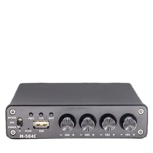 Aoshen OEM M1 classic 4 Channel 5.0 BlueT Sound Power amplificatori HiFi 50 wx4 per l'amplificatore dell'altoparlante del sistema audio Home Theater
