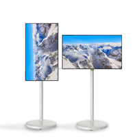 Smart TV de 55 pouces avec écran à cristaux liquides et publicités numériques