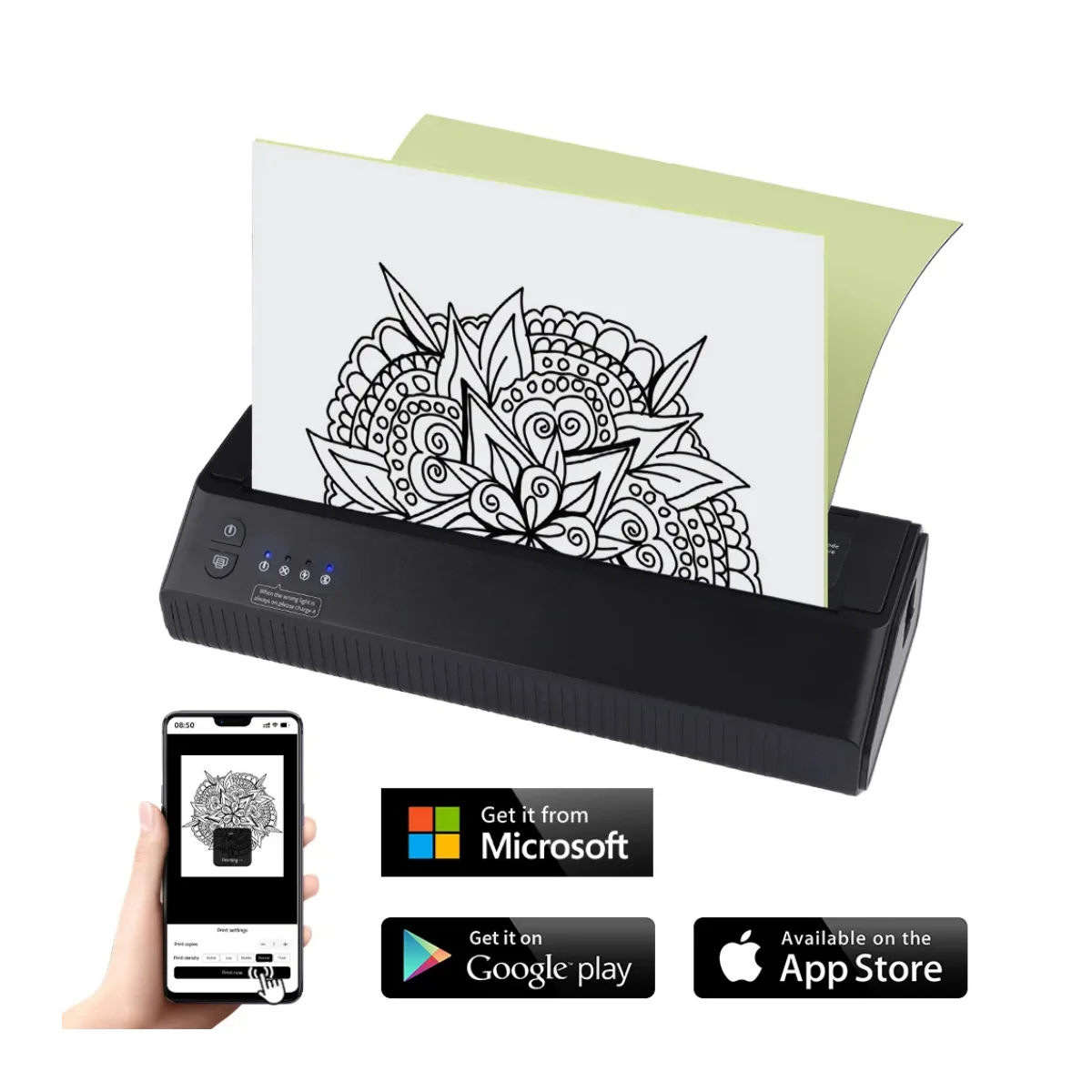 その他 Ambition MHT-P8008 Tattoo printer Ambition MHT-P8008 Tattoo Printer - Precision & Portability