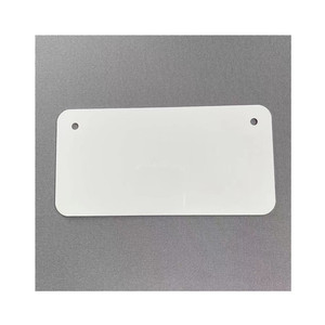 Fabricante 12 "x 6" blanco espacios en blanco tinte sublimación <span class=keywords><strong>de</strong></span> aluminio matrícula <span class=keywords><strong>de</strong></span> bicicleta personalizada sublimación impresión etiquetas <span class=keywords><strong>de</strong></span> bicicleta - Product Image 4