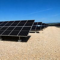 Système de montage au sol pour panneaux solaires en acier galvanisé à chaud, support de fixation pour panneaux solaires agricoles, installation facile