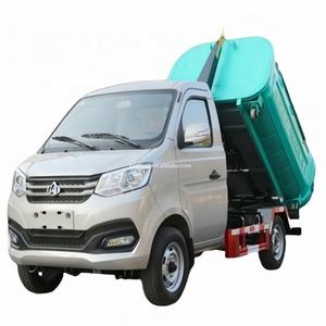 Changan 4x2มินิ1ตัน2ตันตะขอแขนเกี่ยวรถบรรทุกขยะถังขยะรถบรรทุกพร้อมถังขยะ - Product Image 1