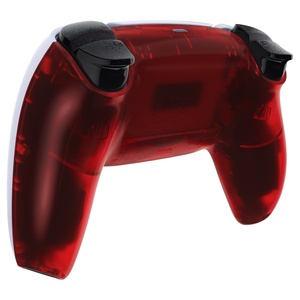 EXtremeRate Clear Red Custom Replacement Back Shell for PS5 <b>Controller</b> - Product Image 4