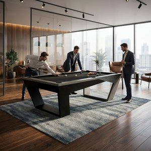 Mesa de Billar de Lujo de <span class=keywords><strong>8</strong></span> Pies de Diseño Moderno para Sala de Juegos, Oficina o Familia, para Juegos de Snooker y Billar - Product Image 2