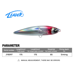 <span class=keywords><strong>Minnow</strong></span> Truite Wobblers Leurre De Pêche <span class=keywords><strong>Flash</strong></span> Snack Natation Système De Poids Flottant 175mm 85g Minnows Leurres Durs - Product Image 3
