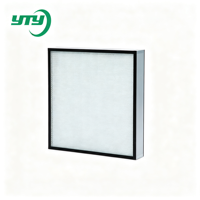 Filter Udara HEPA Mini Pleat H13 H14, Filter Efisiensi Tinggi untuk Ruang Bersih, Filter HEPA Mini Pleat Ptfe H14 1170x570x69