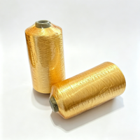 Glanzend Goud 100% Viscose Rayon Filament 300D voor Borduren, Naaiwerk, Premium Kleding, Huistextiel