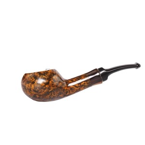 Bent Briarwood Tobacco Pipe 3mm Smoke Channel Men's Smoking Pipe Zhejiang Made - Product Image 1