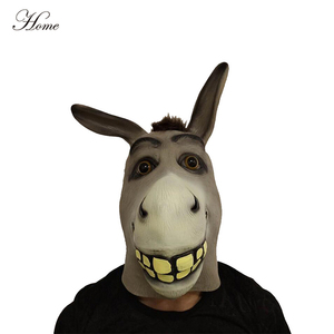 Marque MAISON Costume de Cosplay Latex <span class=keywords><strong>Shrek</strong></span> Âne pour la Mascarade - Product Image 3