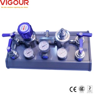 SS316L laiton CO2 régulateur de <span class=keywords><strong>gaz</strong></span> fonction de <span class=keywords><strong>changement</strong></span> automatique oxygène GPL Propane Argon azote <span class=keywords><strong>gaz</strong></span> panneau pour hélium acétylène - Product Image 4