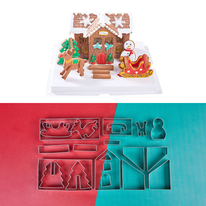 <span class=keywords><strong>Emporte</strong></span>-pièce Maison de Noël 2026 pour Fabricants, <span class=keywords><strong>Emporte</strong></span>-pièce à Gâteau de Noël en Acier Inoxydable, <span class=keywords><strong>Emporte</strong></span>-pièce Maison pour Biscuits de Noël - Product Image 6
