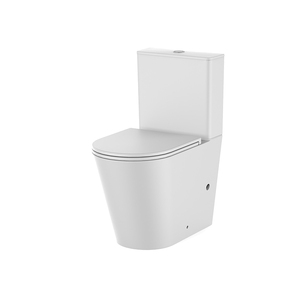Juego de Inodoro JETMAN WC, Artículos Sanitarios, Inodoro de Cerámica para Baño, Color Blanco, Inodoro de Dos Piezas - Product Image 1