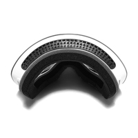 Masque de ski anti-buée avec support pour petit logo personnalisé, ventilation en mousse et fixation magnétique