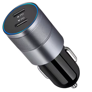 Hochwertiges 40W PD Universal Dual Typ C Port Auto ladegerät Schnell ladung USB C Auto ladegerät für iPhone für Samsung - Product Image 2